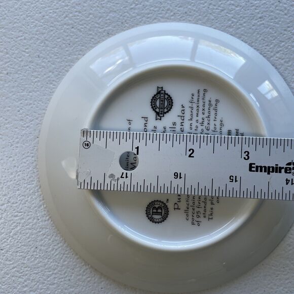 March By The Lily Pond Plate Cat Kitten Jurgen Scholz Timeless Tails 1999 - Picture 7 of 8